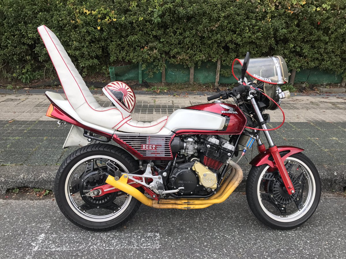 CBX400F 三段シート 墓石三段 値下げ可-