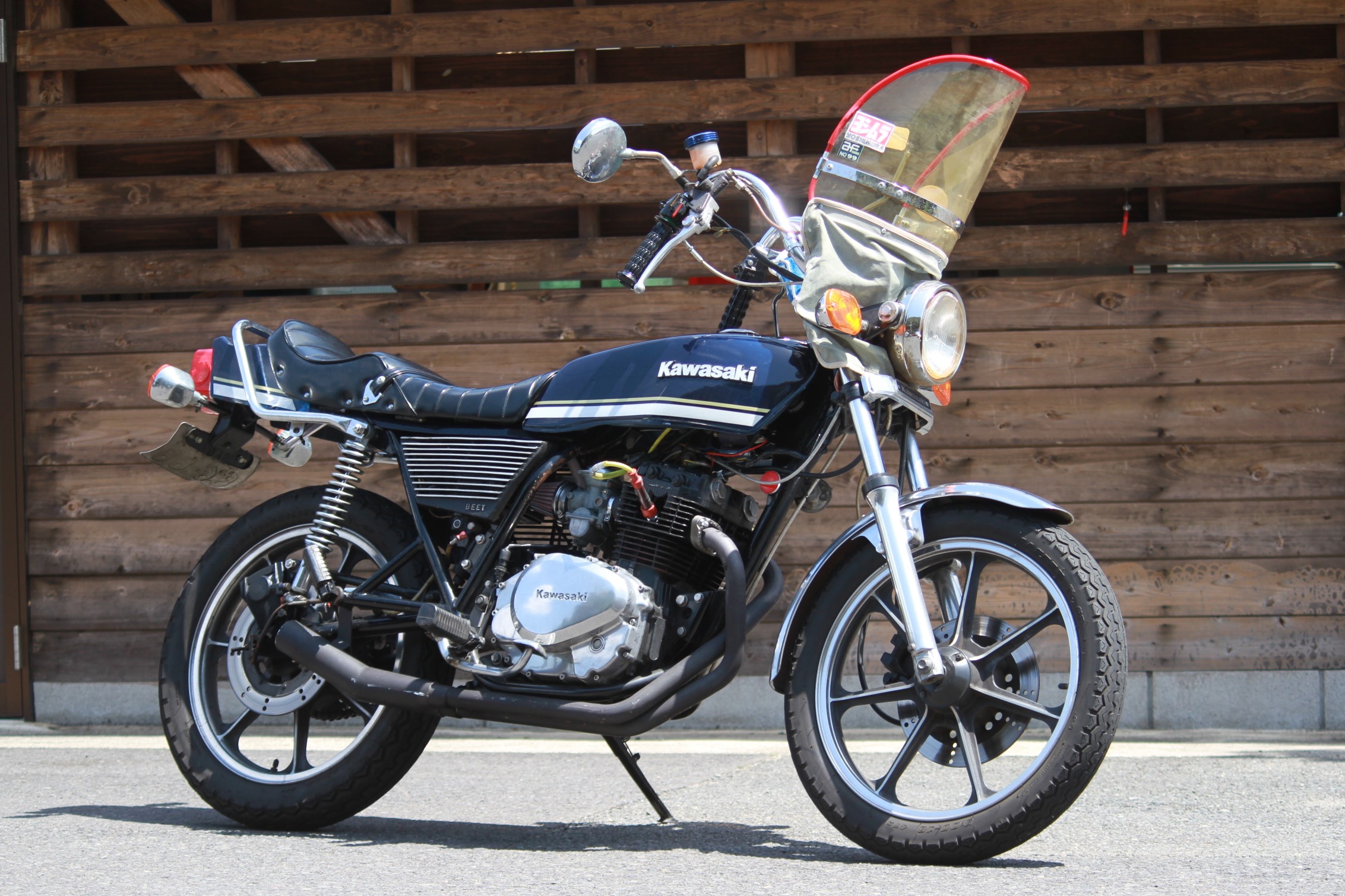 カワサキ KH400 Z1 Z2 Z400 トロピカル ハンドル バイク メッキ 