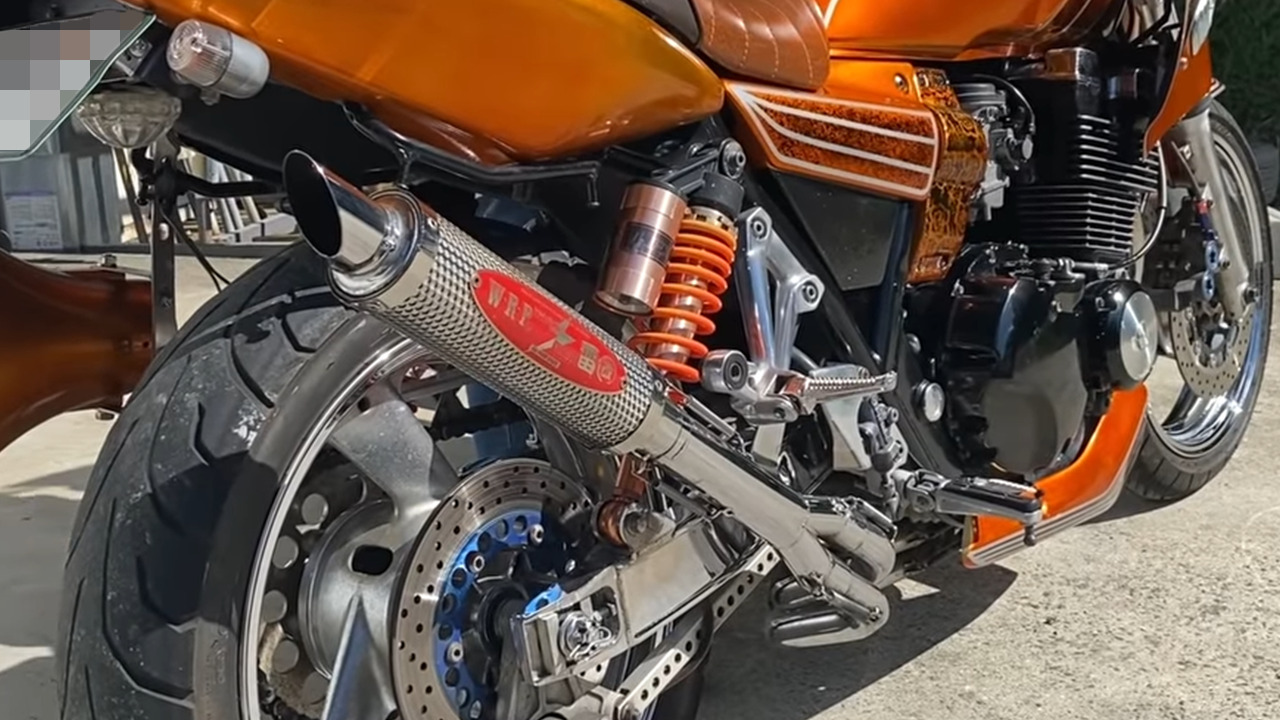 当時物 マフラー フランジ付き 腹下 カット 旧車 ゼファー XJR コール 